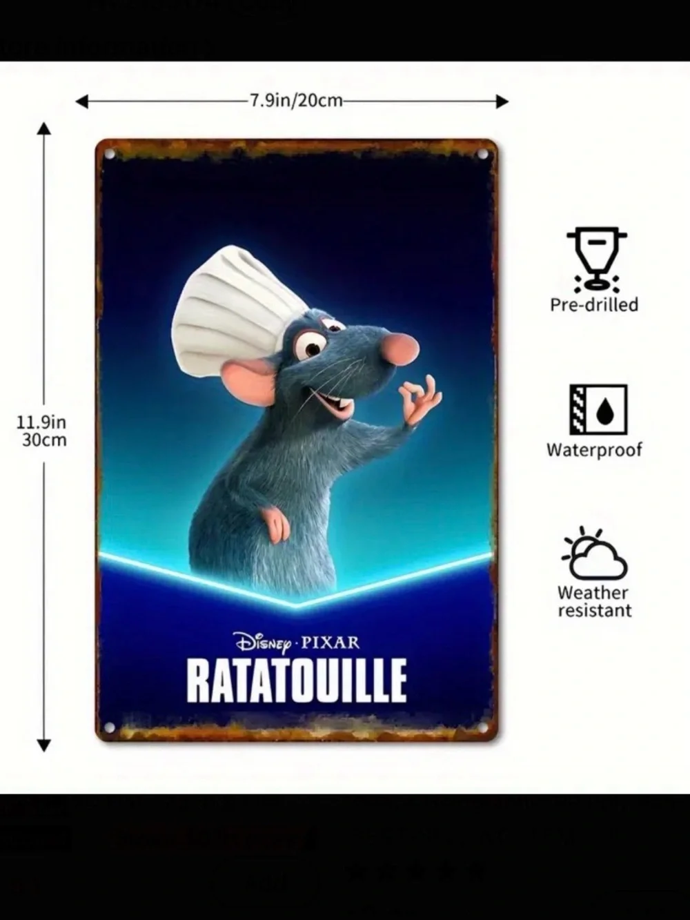 N/A metal sign